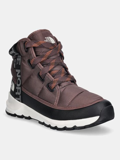 The North Face śniegowce Thermoball Lace Up kolor fioletowy NF0A817WC9R1 - zdjęcie produktu nr 1