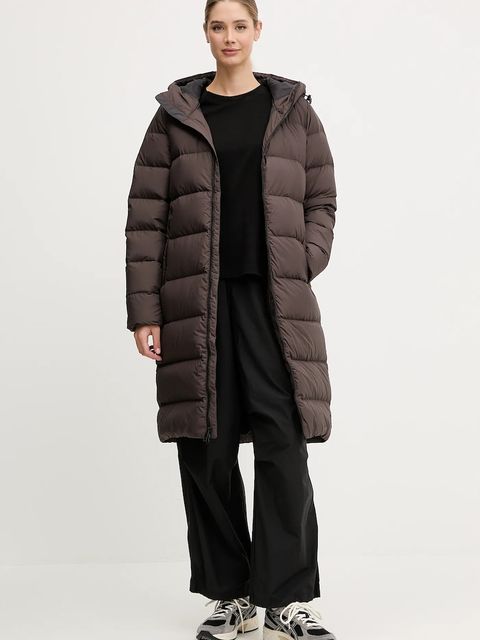 Jack Wolfskin kurtka puchowa Frozen Palace damska kolor brązowy 1204133 - zdjęcie produktu nr 2