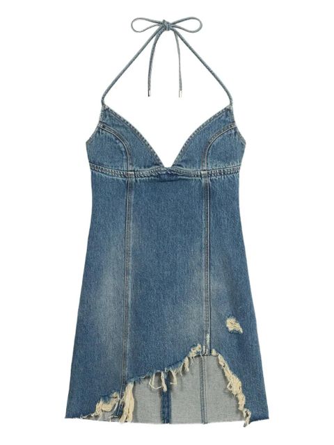 Blumarine denim mini dress - Blue - zdjęcie produktu nr 1