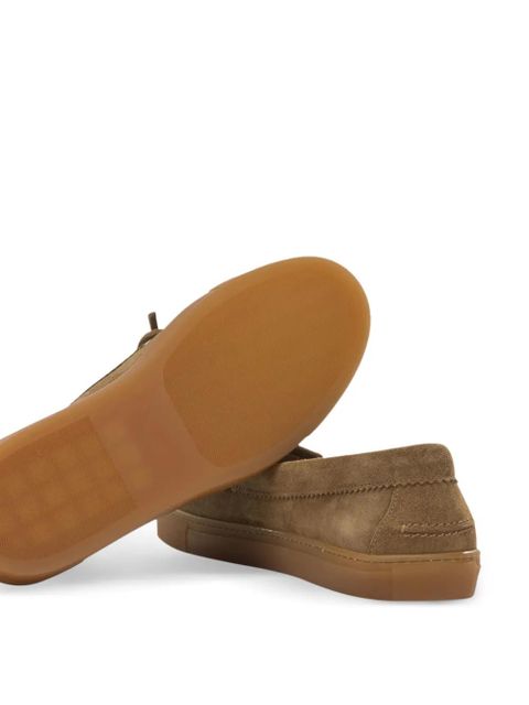 Copenhagen fringed suede loafers - Brown