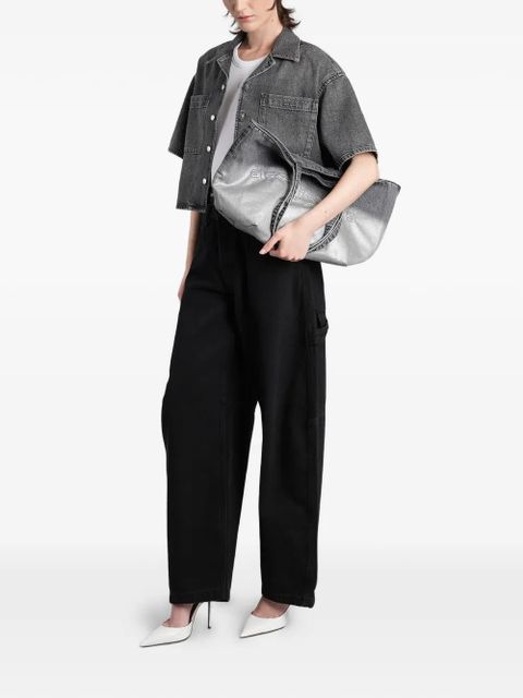 Alexander Wang pre-styled mid-rise jeans - Black - zdjęcie produktu nr 2
