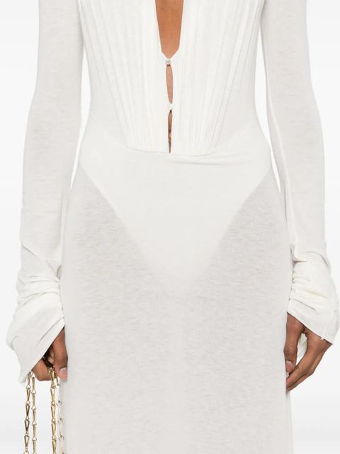 MANURÍ Suki dress - White