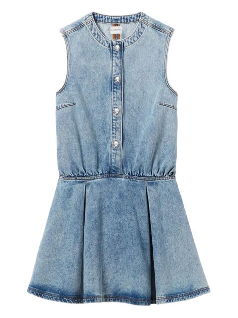Claudie Pierlot buttoned denim day dress - Blue - zdjęcie produktu nr 1