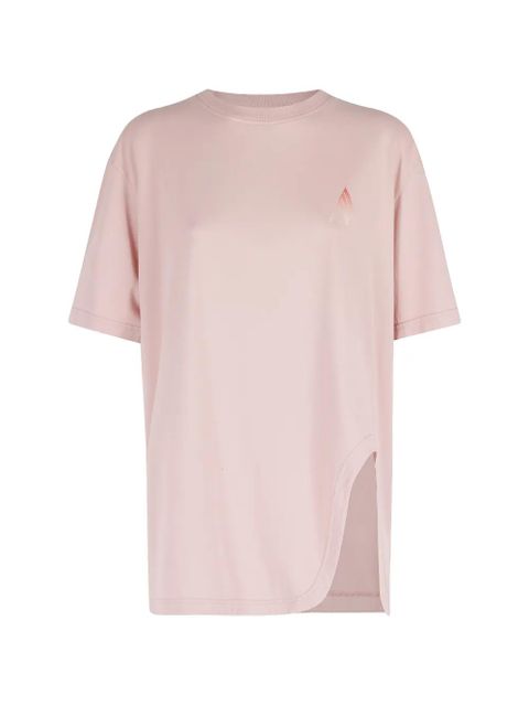 The Attico side-slit graphic-print T-shirt - Pink - zdjęcie produktu nr 1