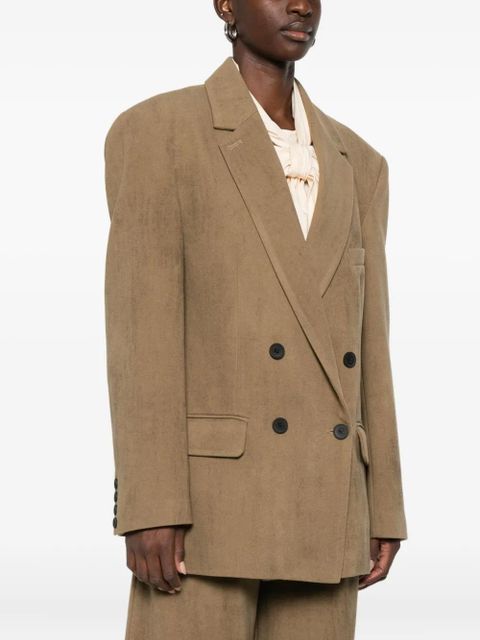 Eleh double-breasted blazer - Green