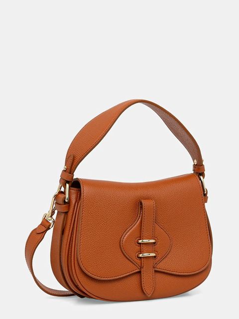 Coccinelle torebka skórzana MAVERY kolor pomarańczowy E1 U7F 18 02 01 - zdjęcie produktu nr 2