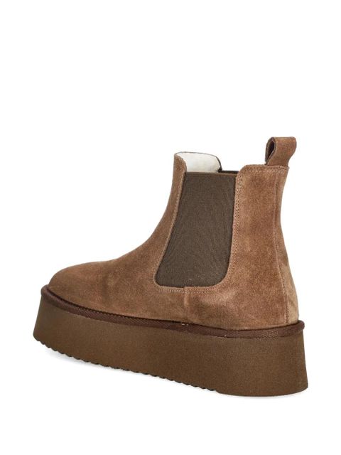 Copenhagen platform chelsea boots - Brown