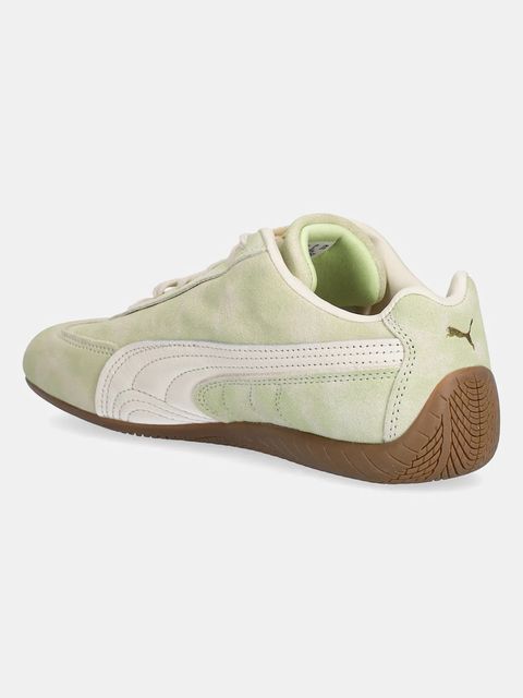 Puma sneakersy zamszowe Speedcat Faded damskie kolor zielony 403688