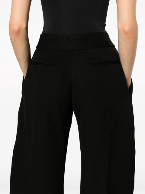 The Attico tailored wide-leg trousers - Black