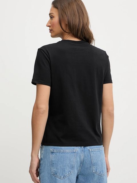 Calvin Klein Jeans t-shirt bawełniany damski kolor czarny LV047C905G