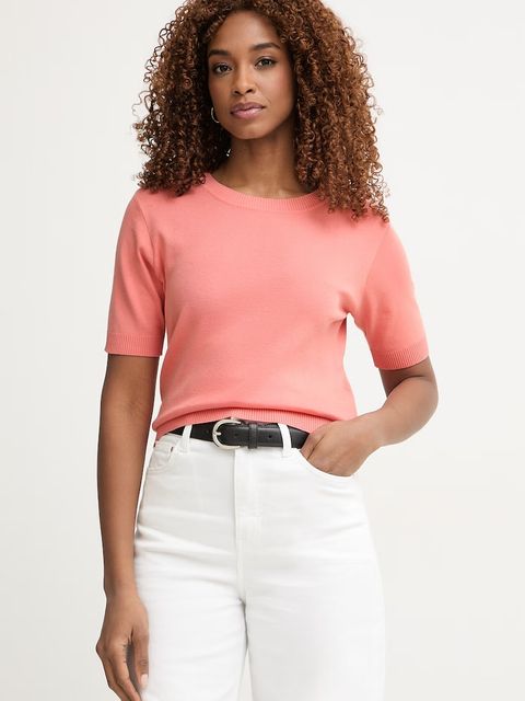 United Colors of Benetton T-shirt damski bawełniany - zdjęcie produktu nr 1