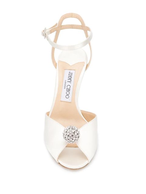 Jimmy Choo Sacora 85mm sandals - White
