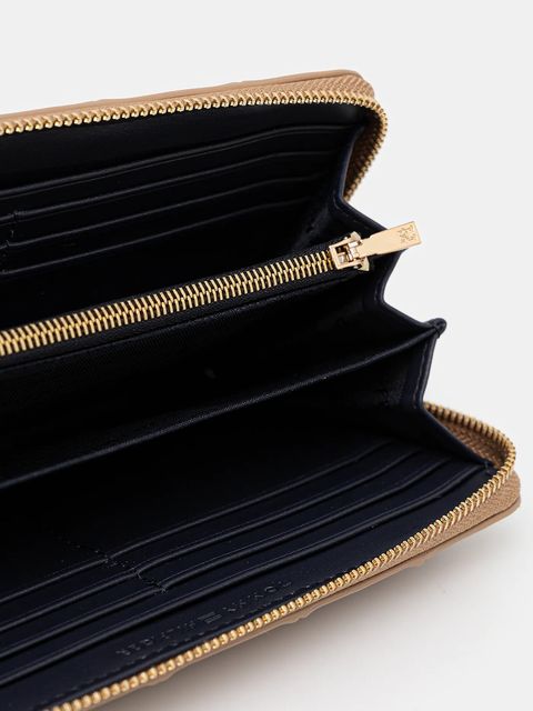 Tommy Hilfiger portfel damski kolor beżowy AW0AW17747 - zdjęcie produktu nr 2