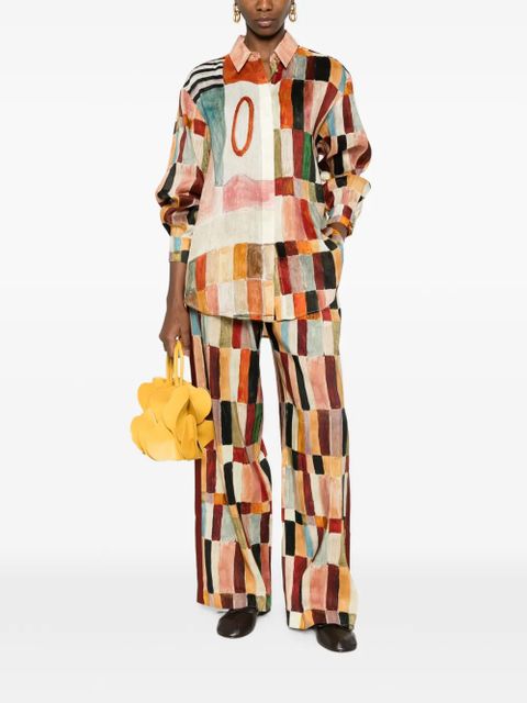 ALEMAIS x Laurence Leenaert Marjorelle trousers - Red - zdjęcie produktu nr 2