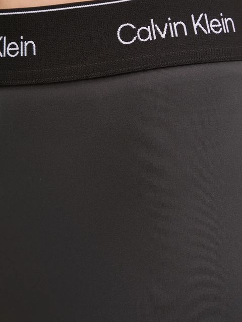 Calvin Klein Performance szorty treningowe kolor czarny z nadrukiem high waist LVGWS5L706