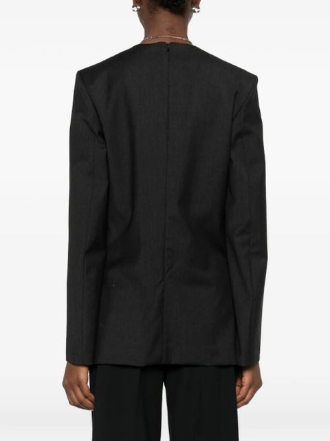 TOTEME long-sleeve blouse - Grey