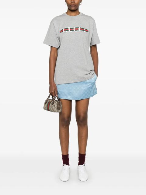 Gucci logo-print T-shirt - Grey - zdjęcie produktu nr 2