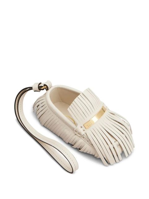 Tod's fringed loafer keyring - Neutrals - zdjęcie produktu nr 2