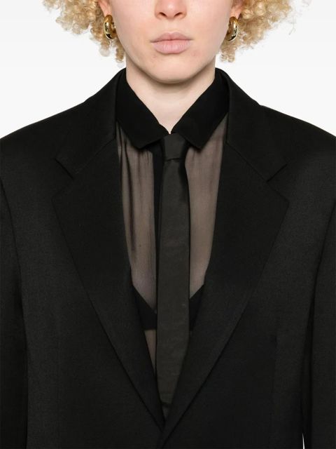 MM6 Maison Margiela single-breasted blazer - Black