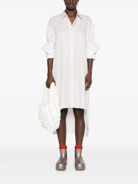 LOEWE Anagram-embroidered shirt dress - Yellow - zdjęcie produktu nr 2