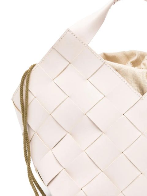 DRAGON DIFFUSION woven botteghe tote bag - Neutrals