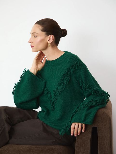 Medicine sweter damski kolor turkusowy - zdjęcie produktu nr 1