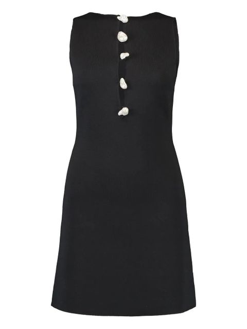 Cult Gaia Doms button-fastenig midi dress - Black - zdjęcie produktu nr 1
