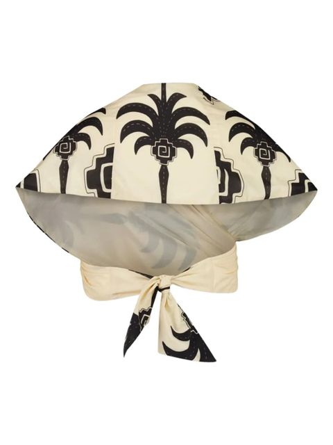 Johanna Ortiz Imagery palm tree-print top - Neutrals - zdjęcie produktu nr 2