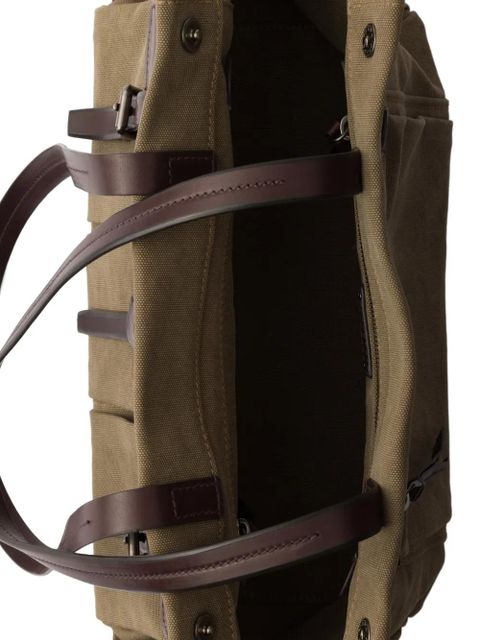 Prada large Route buckle pocket tote bag - Green