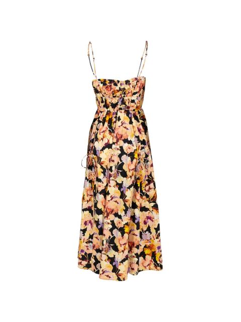 Ulla Johnson Vidri Cami floral cotton midi dress - Black - zdjęcie produktu nr 2
