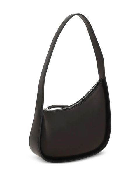 The Row crescent zip shoulder bag - Black