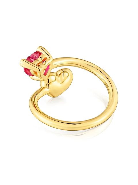 Tous pierścionek ze srebra pokrytego złotem 11 1004327011 - zdjęcie produktu nr 2