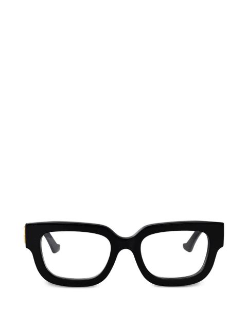Gucci Eyewear Double G square-frame glasses - Black - zdjęcie produktu nr 1