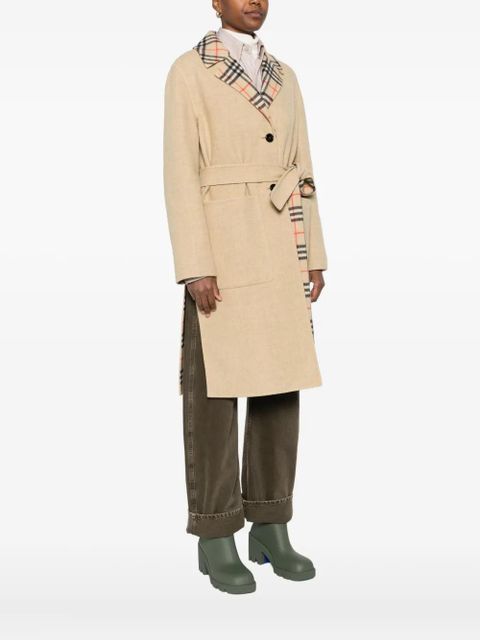Burberry belted coat - Neutrals
