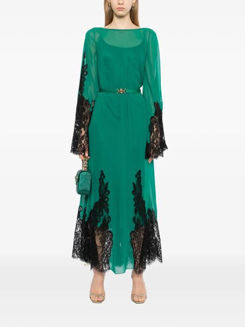 Versace georgette maxi dress - Green - zdjęcie produktu nr 2