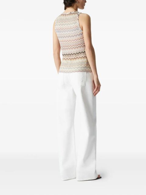 Missoni Zigzag tank top - Neutrals