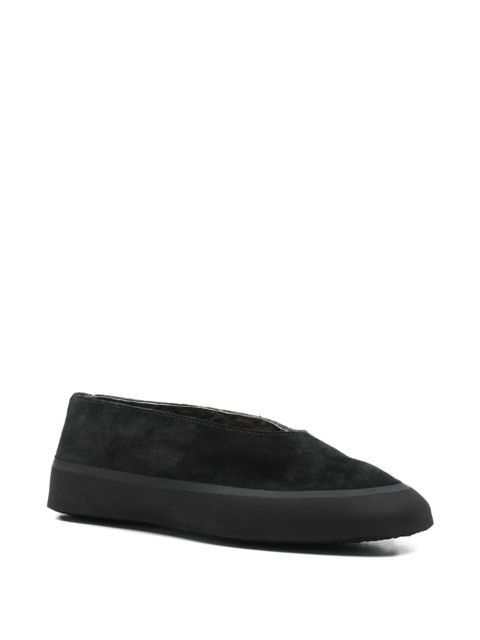 Le Monde Beryl Apres Ski shearling ballet flats - Black