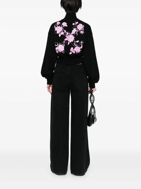 Off-White logo-print sweatshirt - Black - zdjęcie produktu nr 2