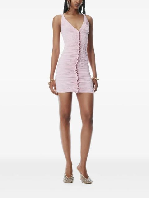 Alexander Wang ruched mini dress - Pink