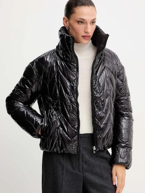 Patrizia Pepe kurtka kolor czarny zimowa 2O0189 A647