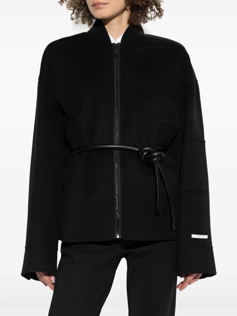 Sportmax wool bomber jacket - Black