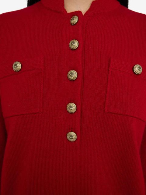 Zadig&Voltaire Lucas button-detailed sweater - Red