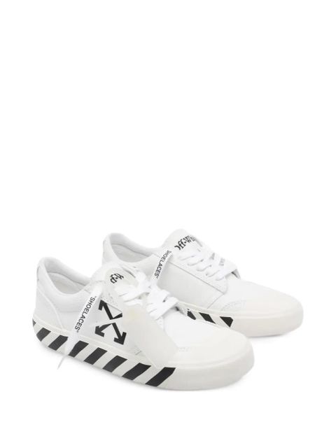 Off-White Arrows-print striped sneakers