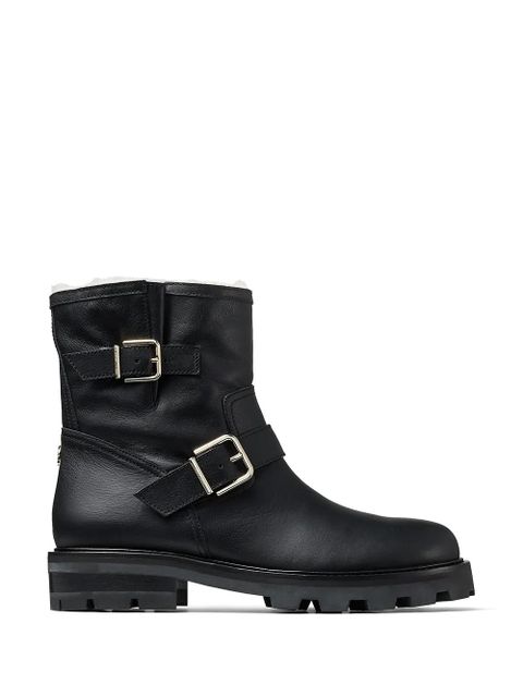 Jimmy Choo shearling-lined Youth II boots - Black - zdjęcie produktu nr 1