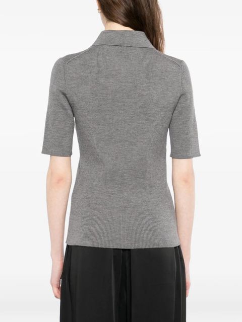 Jil Sander polo top - Grey