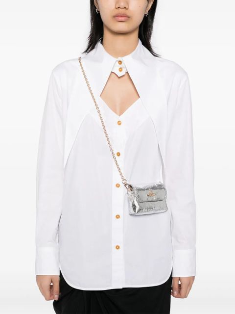 Vivienne Westwood Nano pouch chain bag - Silver - zdjęcie produktu nr 2