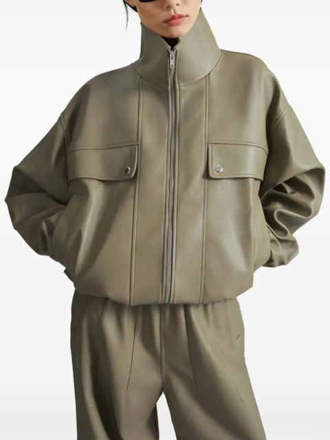 The Frankie Shop zip pocket jacket - Green - zdjęcie produktu nr 2