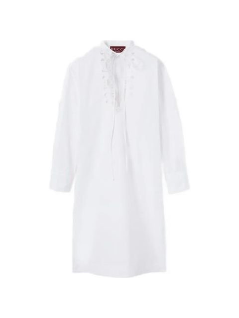 Gucci Horsebit-detail midi dress - White - zdjęcie produktu nr 1