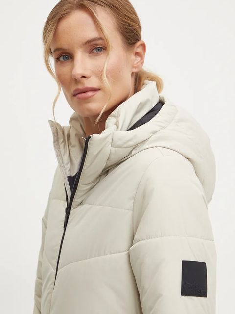 Jack Wolfskin kurtka Deutzer damska kolor szary zimowa 1207501