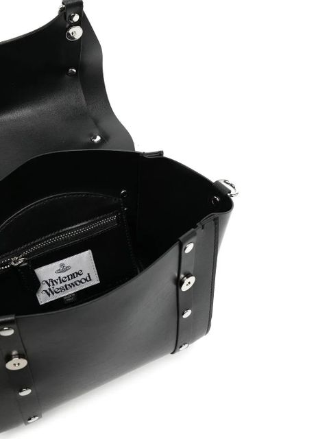 Vivienne Westwood Betty Orb-plaque mini bag - Black